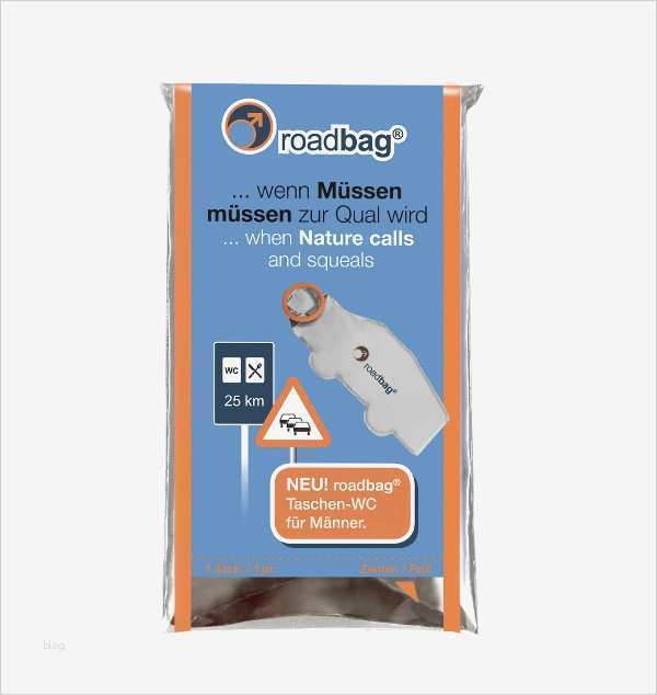 Vorlagen Für Männer Inkontinenz Elegant Roadbag Taschen Wc Für Männer 12 Stk