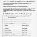 Vorlagen Für Tagesberichte Best Of Inhalt Der Praktikumsmappe orientierungspraktikum