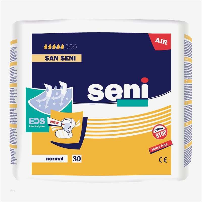 Vorlagen Inkontinenz Luxus "seni" Inkontinenz Vorlagen "san Seni normal