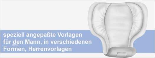 Vorlagen Inkontinenz Männer Schönste Herrenvorlagen Speziell Anatomische Inkontinenz