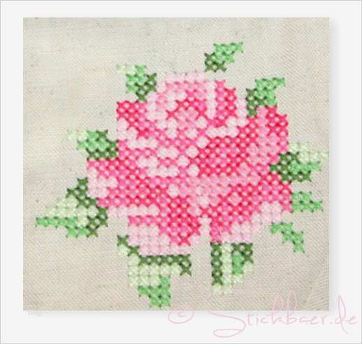 Vorlagen Kreuzstich Angenehm Kreuzstich Rosen