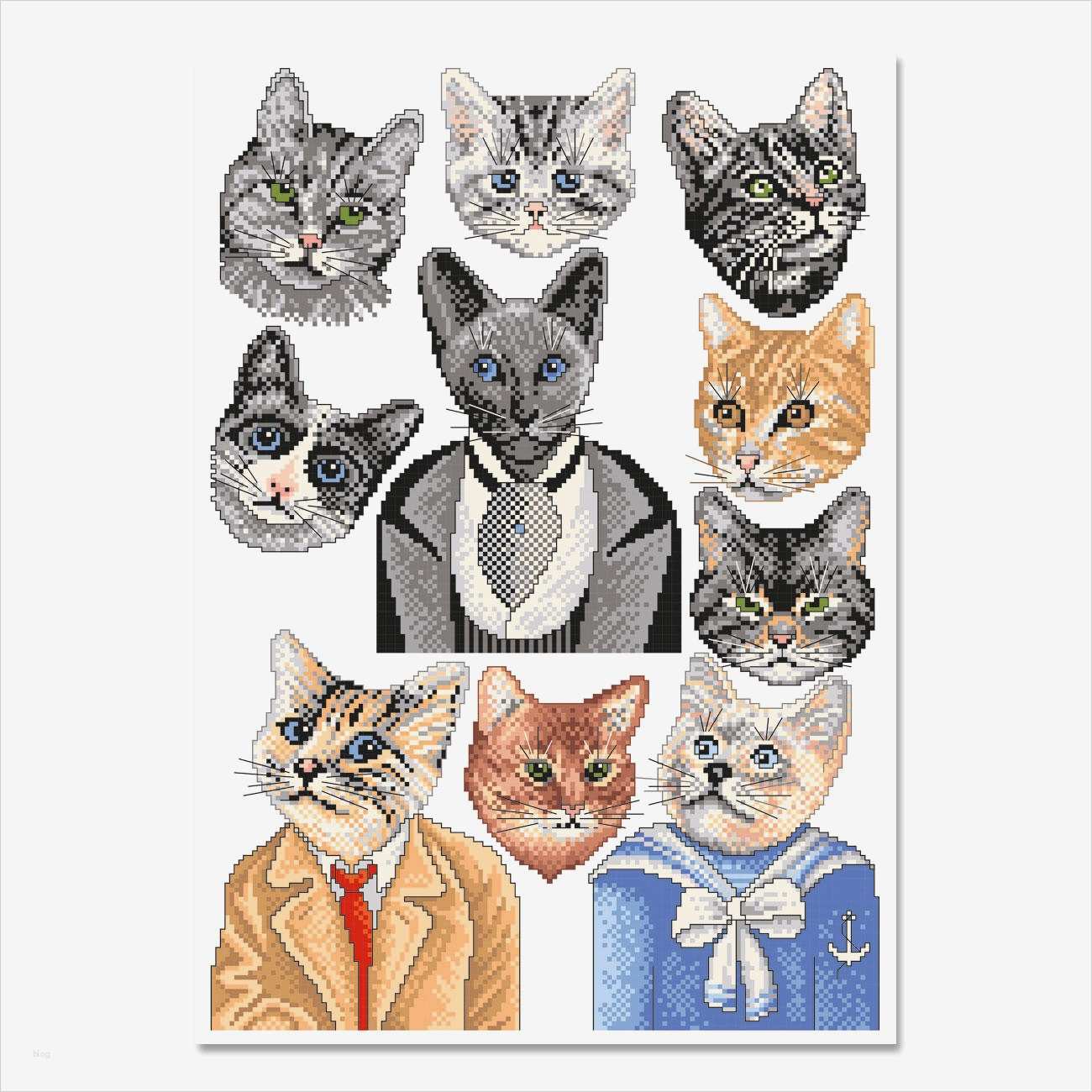 Vorlagen Kreuzstich Schön Kreuzstich Zählmuster Vorlagen I Love Cats