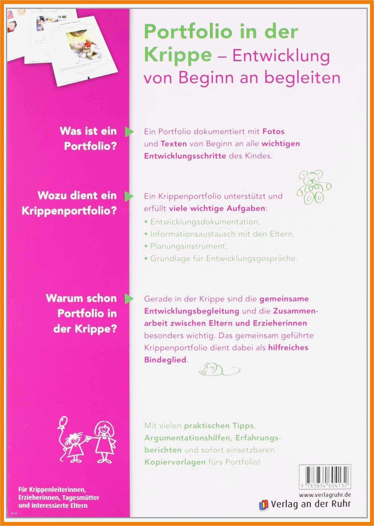 Vorlagen Portfolio Kita Cool 13 Portfolio Krippe Vorlagen