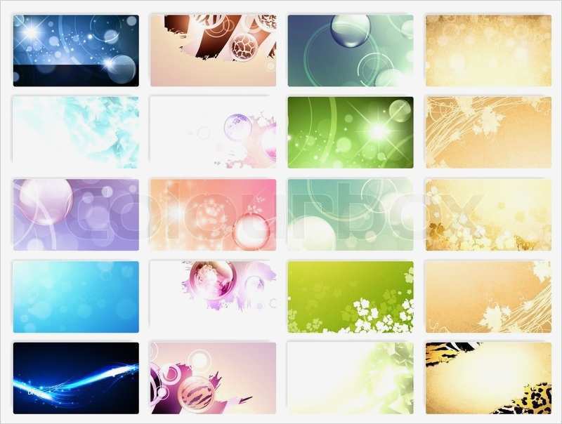 Vorlagen Visitenkarten Kostenlos Cool Vielzahl Von 20 Horizontale Visitenkarten Vorlagen