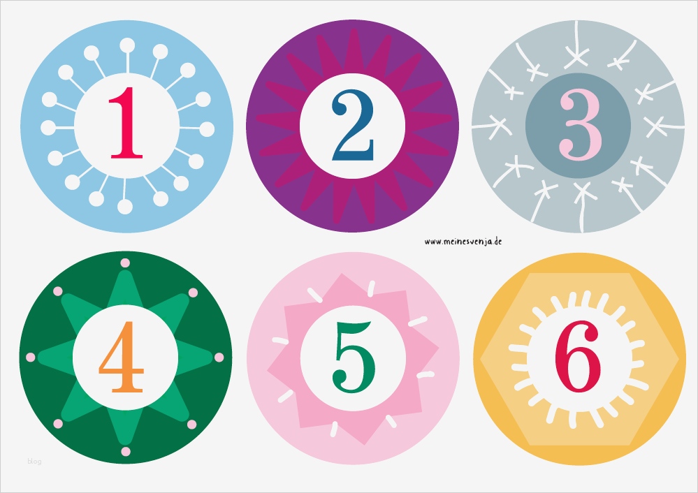 Vorlagen Zahlen Zum Ausschneiden Elegant Adventskalender Basteln Kostenlose Zahlen