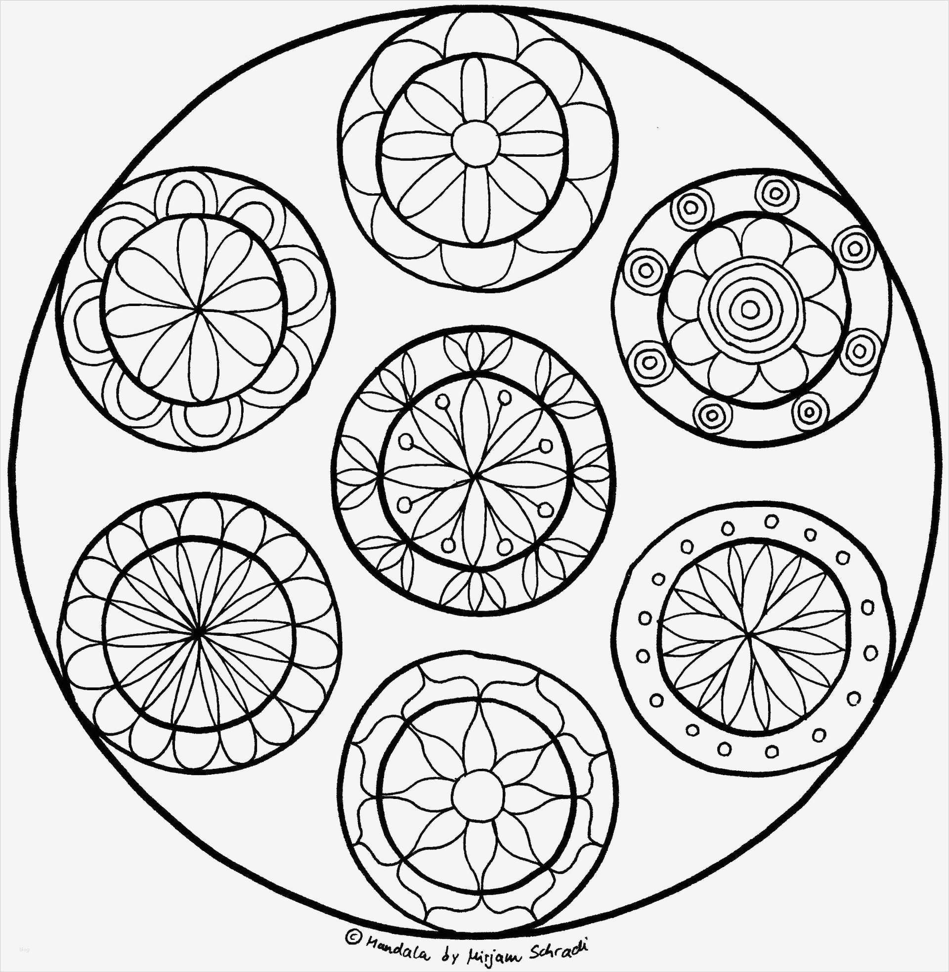 Vorlagen Zum Ausmalen Kinder Erstaunlich Schönes Kinder Mandala Mit Verschiedenen Blumen
