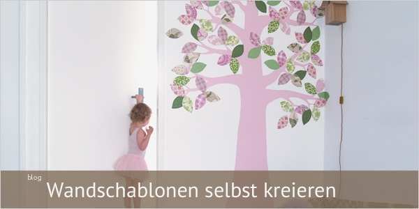 Wandgestaltung Schablonen Vorlagen Erstaunlich Wandschablonen Selber Machen