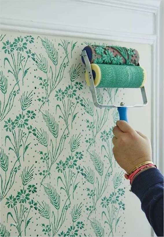 Wandgestaltung Schablonen Vorlagen Neu Wand Streichen Ideen Und Techniken Für Moderne