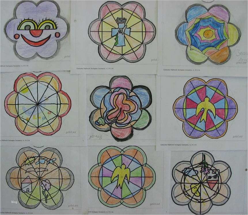 Wandmotive Selber Malen Vorlagen Inspiration Ein Unterrichtsbeitrag Zur Gotik