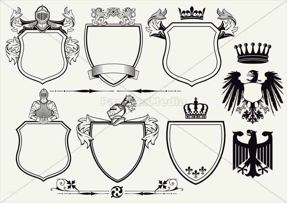 Wappen Vorlage Best Of Königliche Ritter Wappen Stockfoto