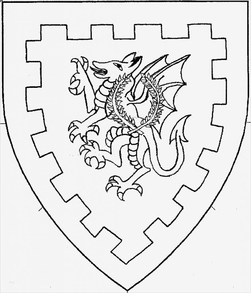 Wappen Vorlage Elegant Ausmalbilder Ritter Wappen Ausmalbilder