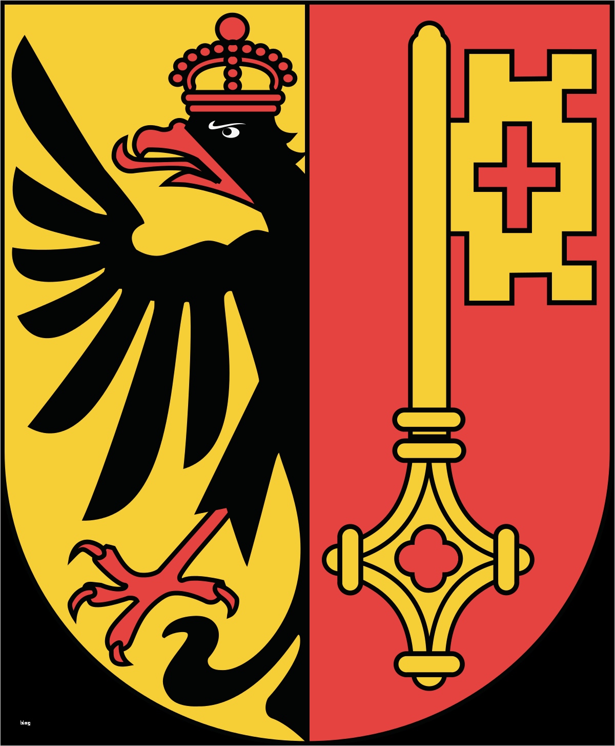 Wappen Vorlage Genial Fahne Und Wappen Des Kantons Und Der Stadt Genf –
