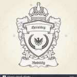Wappen Vorlage Inspiration Wappen Der Vorlage Mit Heraldischen Adler Schild Krone