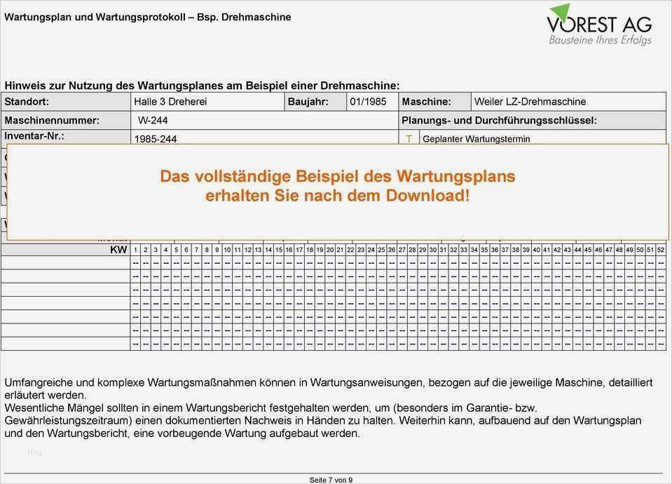 Wartungsplan Vorlage Kostenlos Fabelhaft Erfreut Beispiel Inventar Vorlage Bilder Bilder Für Das