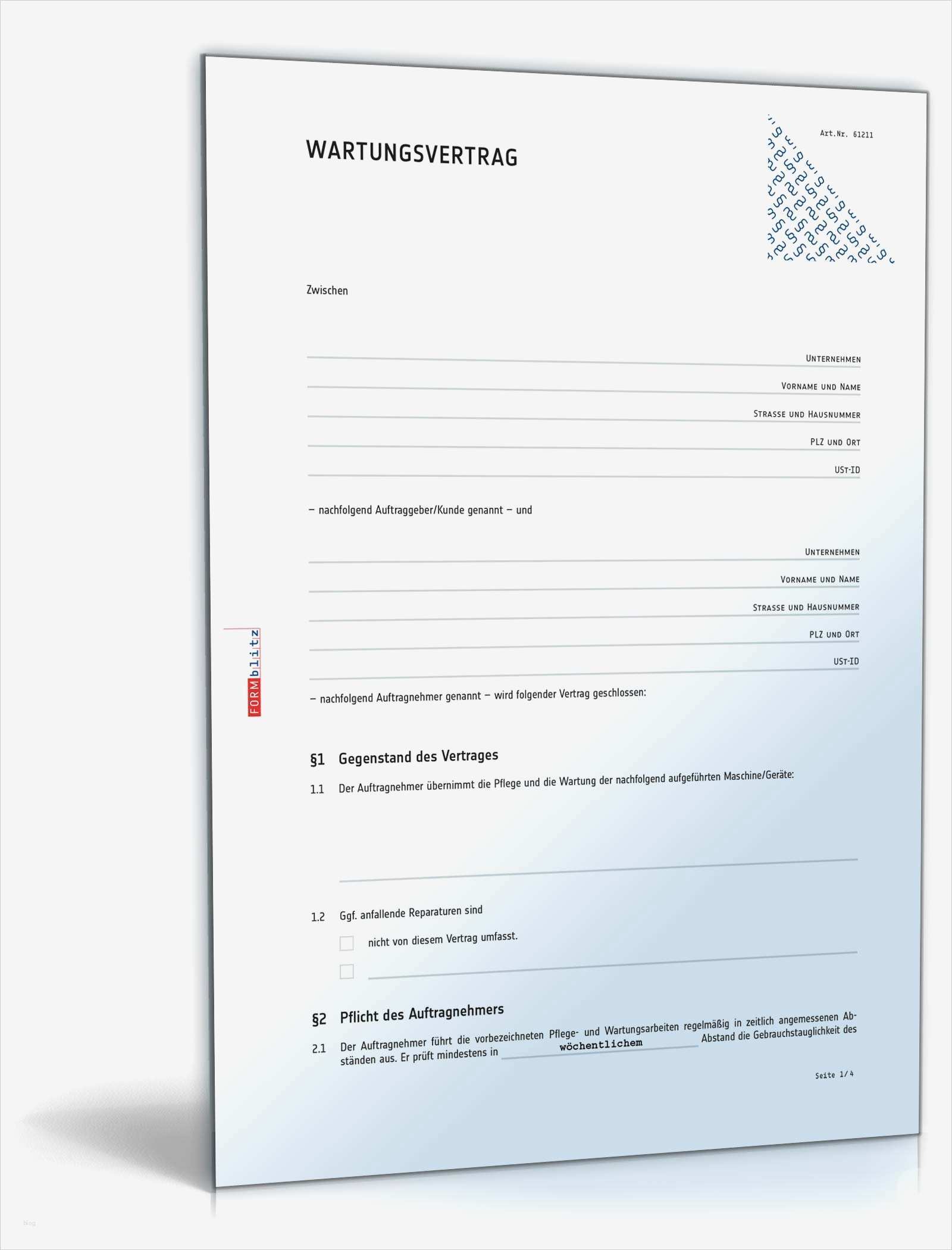 Wartungsvertrag Vorlage Gut Ziemlich Wartungsvertrag Vorlage Bilder Ideen fortsetzen