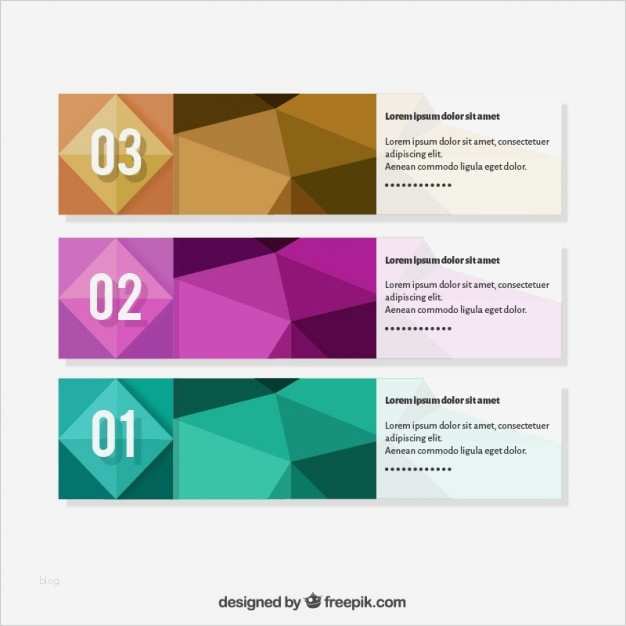 Web Vorlagen Kostenlos Inspiration Polygonale Web Banner Vorlagen