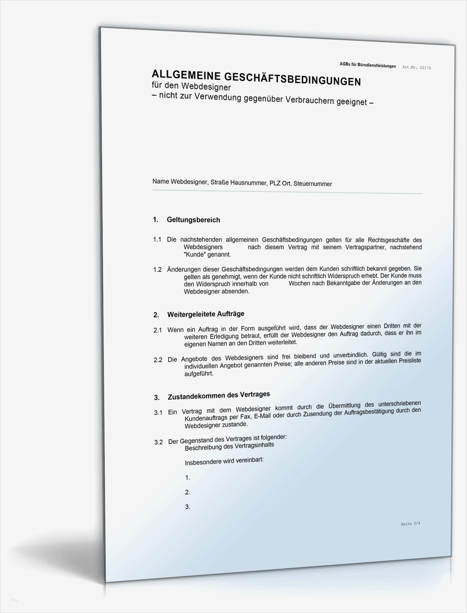 Webdesign Angebot Vorlage Wunderbar Allgemeine Geschäftsbedingungen Vorlagen Dokumente