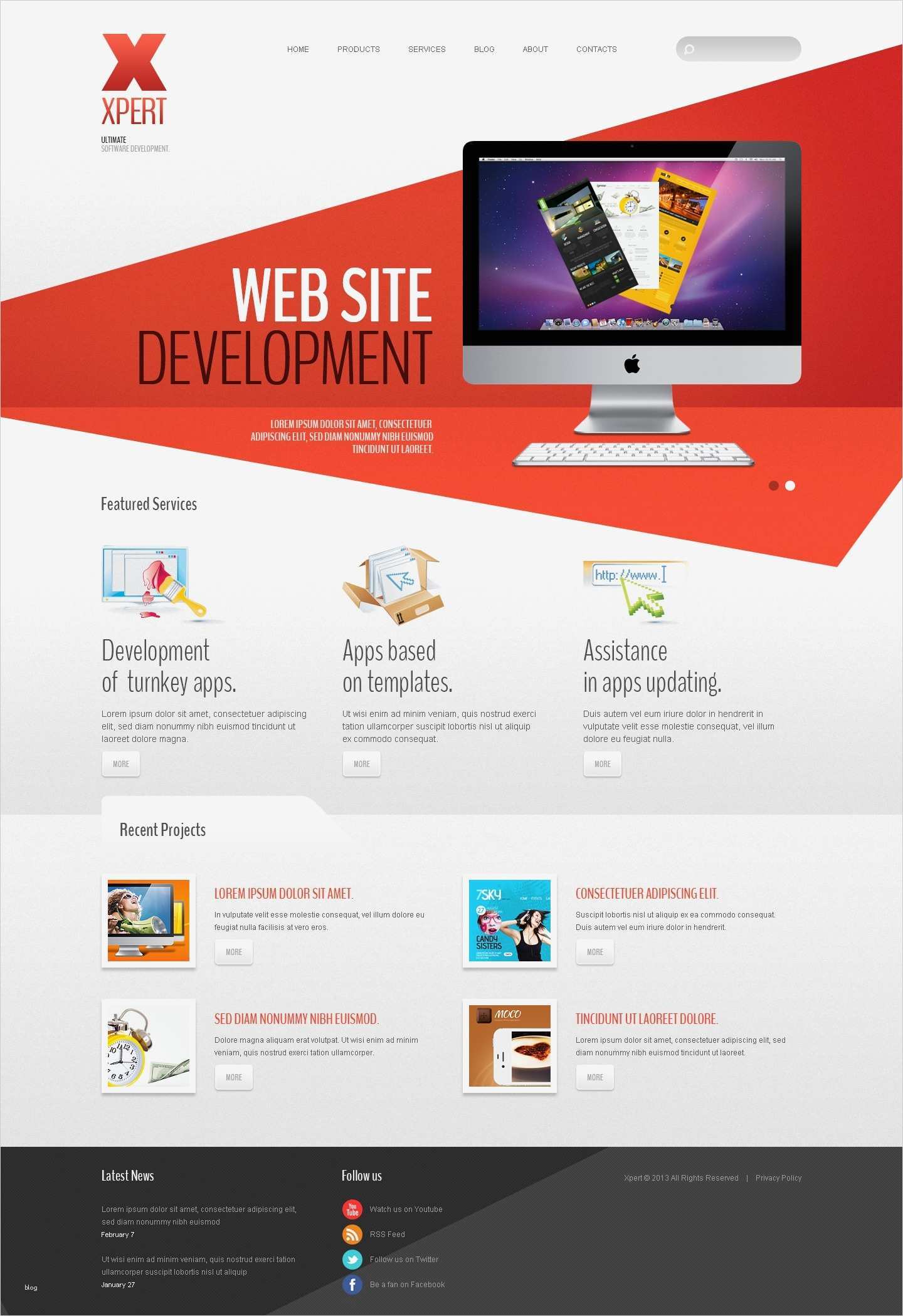 Website Design Vorlagen Wunderbar software Pany Joomla Template