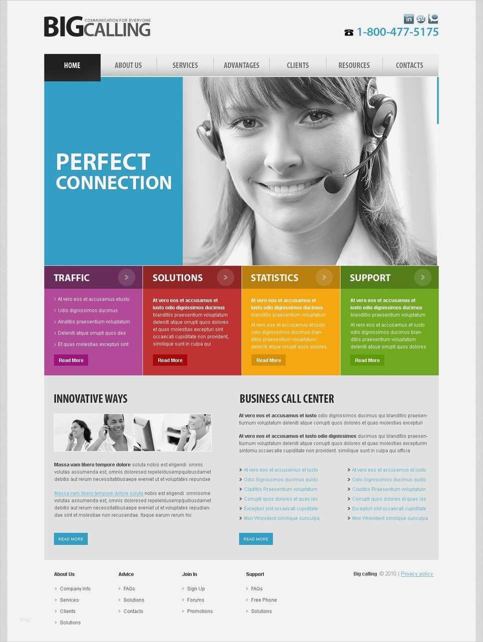 Website Vorlage Erstaunlich Website Vorlage Für Kommunikationsbereich