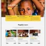 Website Vorlagen Angenehm Website Vorlage Für Wohltätigkeit