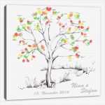 Wedding Tree Vorlage Erstaunlich ♥wedding Tree Leinwand♥