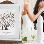 Wedding Tree Vorlage Genial Gästebuch Mit Fingerabdrücken Wedding Tree