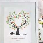 Wedding Tree Vorlage Wunderbar Gästebuch Mit Fingerabdrücken Wedding Tree