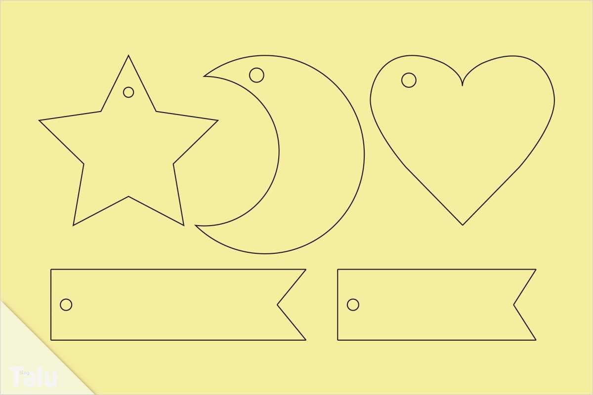 Weihnachten Basteln Vorlagen Wunderbar Geschenkanhänger Basteln – Vorlagen Für Geburtstag