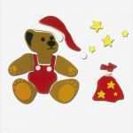 Weihnachtliche Fensterbilder Basteln Vorlagen Wunderbar Magicgel Fensterbilder Weihnachten Weihnachtsteddy Mit