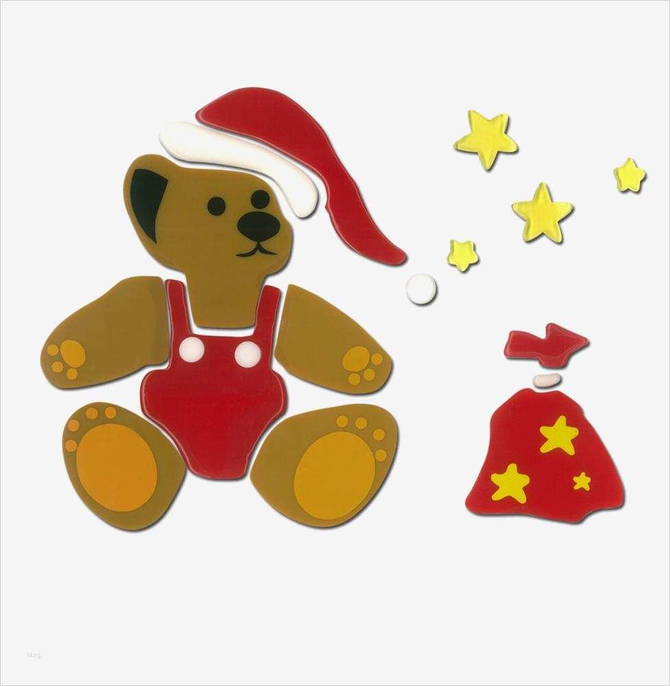 Weihnachtliche Fensterbilder Basteln Vorlagen Wunderbar Magicgel Fensterbilder Weihnachten Weihnachtsteddy Mit