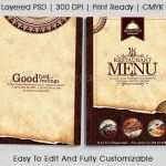 Weihnachtliche Speisekarte Vorlage Schönste Vintage Speisekartenvorlage Für Shop