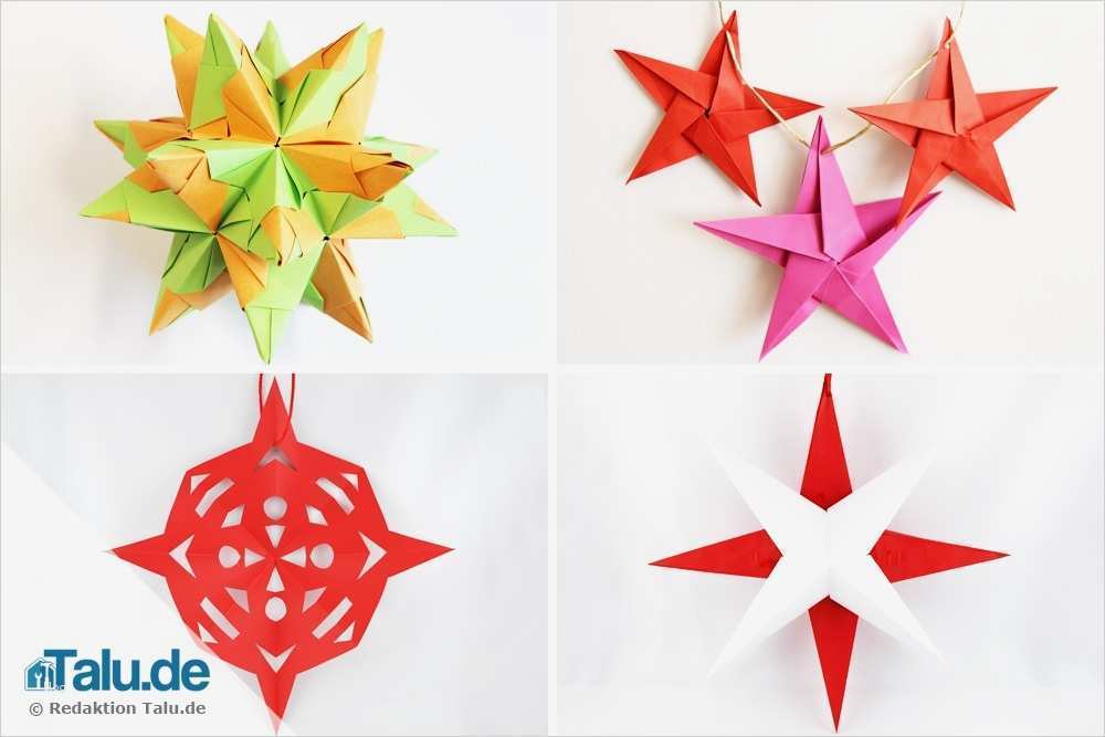 Weihnachtsbasteln Vorlagen Inspiration Papiersterne Basteln Vorlagen Und Anleitungen Zum Falten