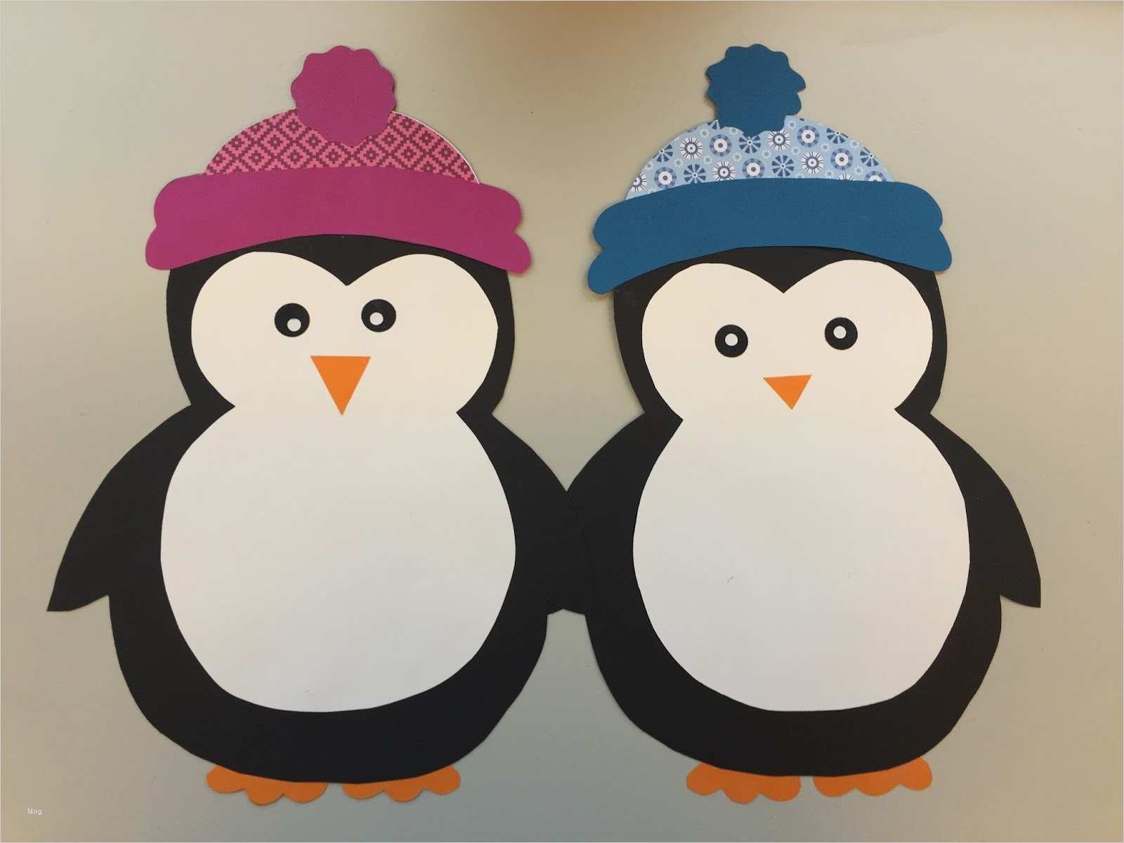 Weihnachtsbasteln Vorlagen Kostenlos Inspiration Klassenkunst Fensterdeko Pinguin & Freebie