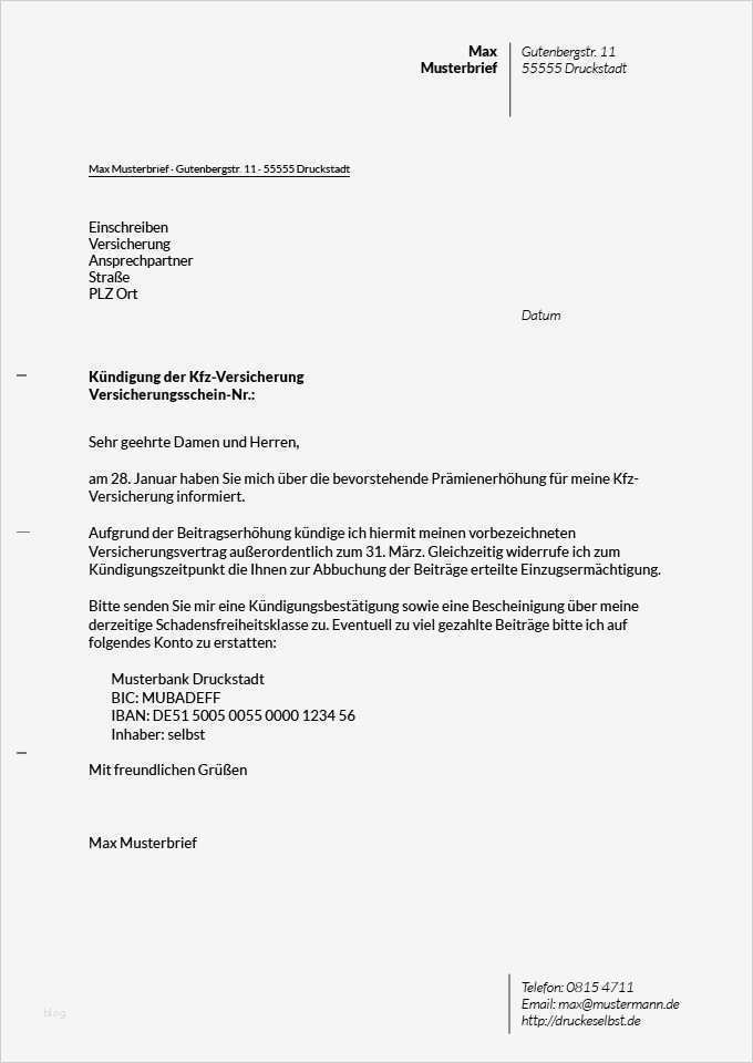Weihnachtsbrief Vorlage Word Erstaunlich Kündigung Versicherung Vorlage Kostenlos Kündigung