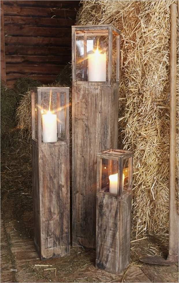 Weihnachtsdeko Aus Holz Vorlagen Hübsch 3er Set Laterne Windlicht Kerzenhalter Holz Braun H120cm