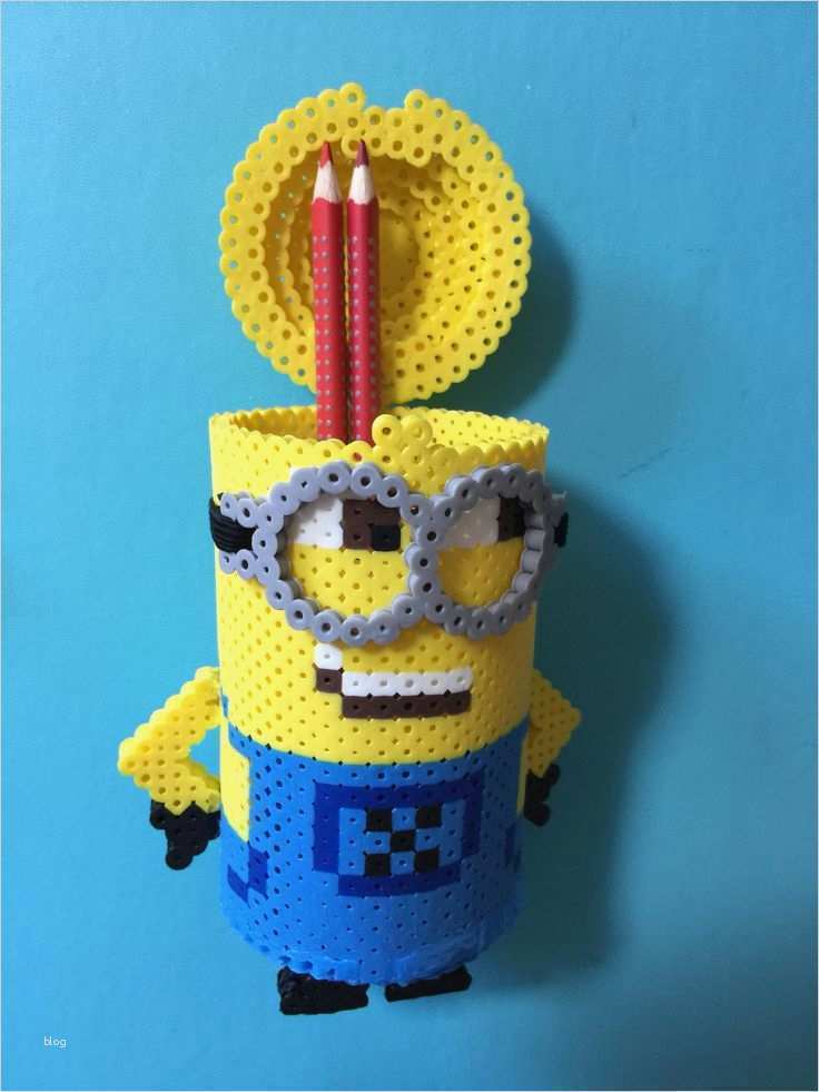Weihnachtsdorf Basteln Vorlagen Best Of 3d Minion Container Perler Beads by Alice Yu
