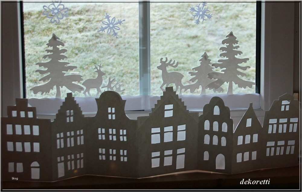 Weihnachtsdorf Basteln Vorlagen Luxus Dekoretti´s Welt 2016