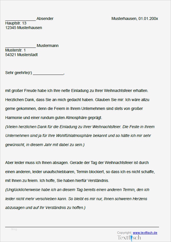 Weihnachtsfeier Einladung Vorlage Inspiration Absage Einer Weihnachtsfeier Muster 3 sofort Download