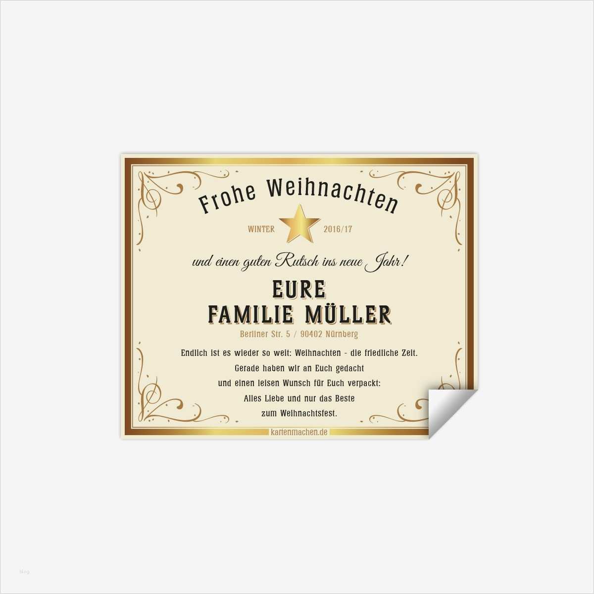 Weihnachtsgrüße Geschäftlich E Mail Vorlage Neu Weihnachtsgrüße Als Flaschenetikett – Für Große Sektflaschen