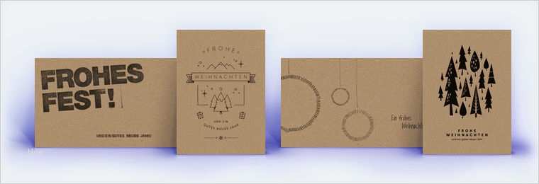 Weihnachtsgrüße Geschäftlich Vorlagen Kostenlos Wunderbar Naturfarbene Weihnachtskarten Auffallen Mit Kräftigem