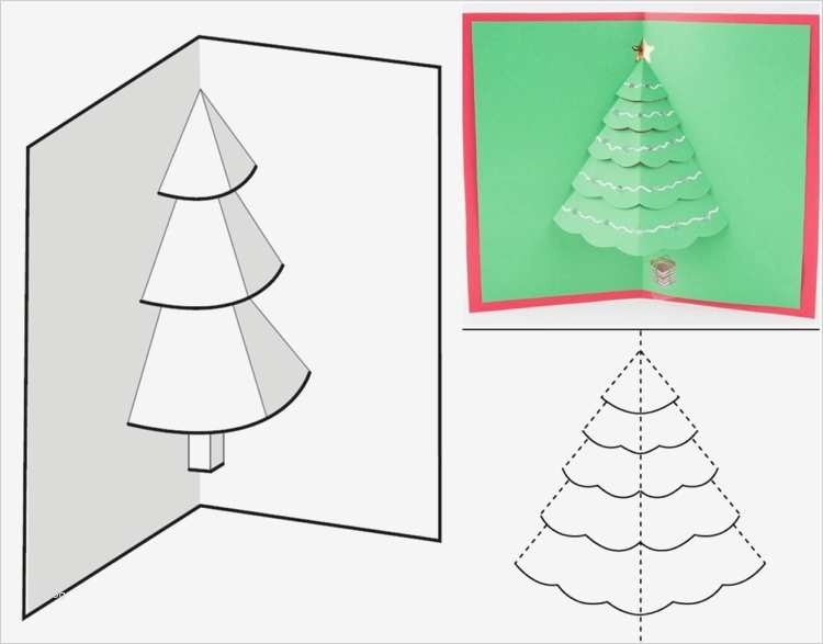 Weihnachtskarte Tannenbaum Vorlage Fabelhaft Möchten Sie Eine 3d Weihnachtskarte Mit Tannenbaum Basteln