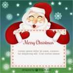 Weihnachtskarte Vorlage Wunderbar Weihnachtskarte Vorlage Mit Santa Claus Cartoon