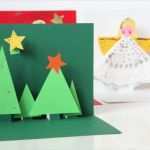 Weihnachtskarten Basteln Mit Kindern Vorlagen Erstaunlich Selbstgemachte Weihnachtskarten In 3d