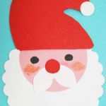 Weihnachtskarten Basteln Mit Kindern Vorlagen Gut Basteln Mit Kindern Weihnachtsmann Vorlage Für