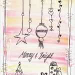 Weihnachtskarten Selbst Gestalten Vorlagen Gut Weihnachtskarten Selber Machen – Lettering &amp; Aquarell