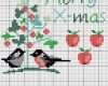 Weihnachtskarten Sticken Vorlagen Inspiration Weihnachtsgrüße Mit Vögelchen & Äpfeln Sticken Sticken