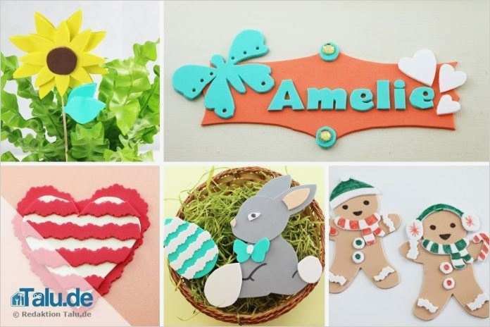 Weihnachtsmann Basteln Vorlagen Erstaunlich Basteln Mit Moosgummi 6 Vorlagen Für Frühling