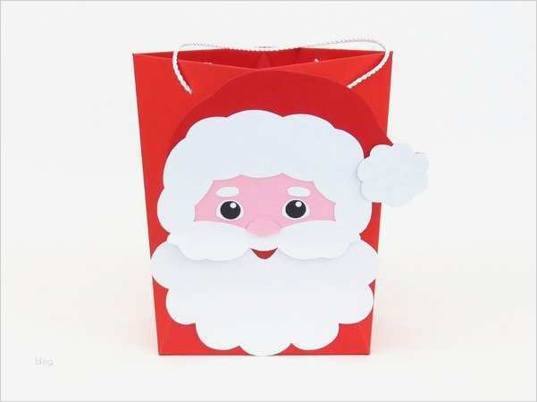 Weihnachtsmann Basteln Vorlagen Gut Geschenktasche "weihnachtsmann" – Bastelanleitung Mit Vorlagen