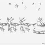 Weihnachtsmann Vorlage Zum Ausdrucken Einzigartig Ausmalbild Mit Dem Weihnachtsmann Und Seinem Rentierschlitten