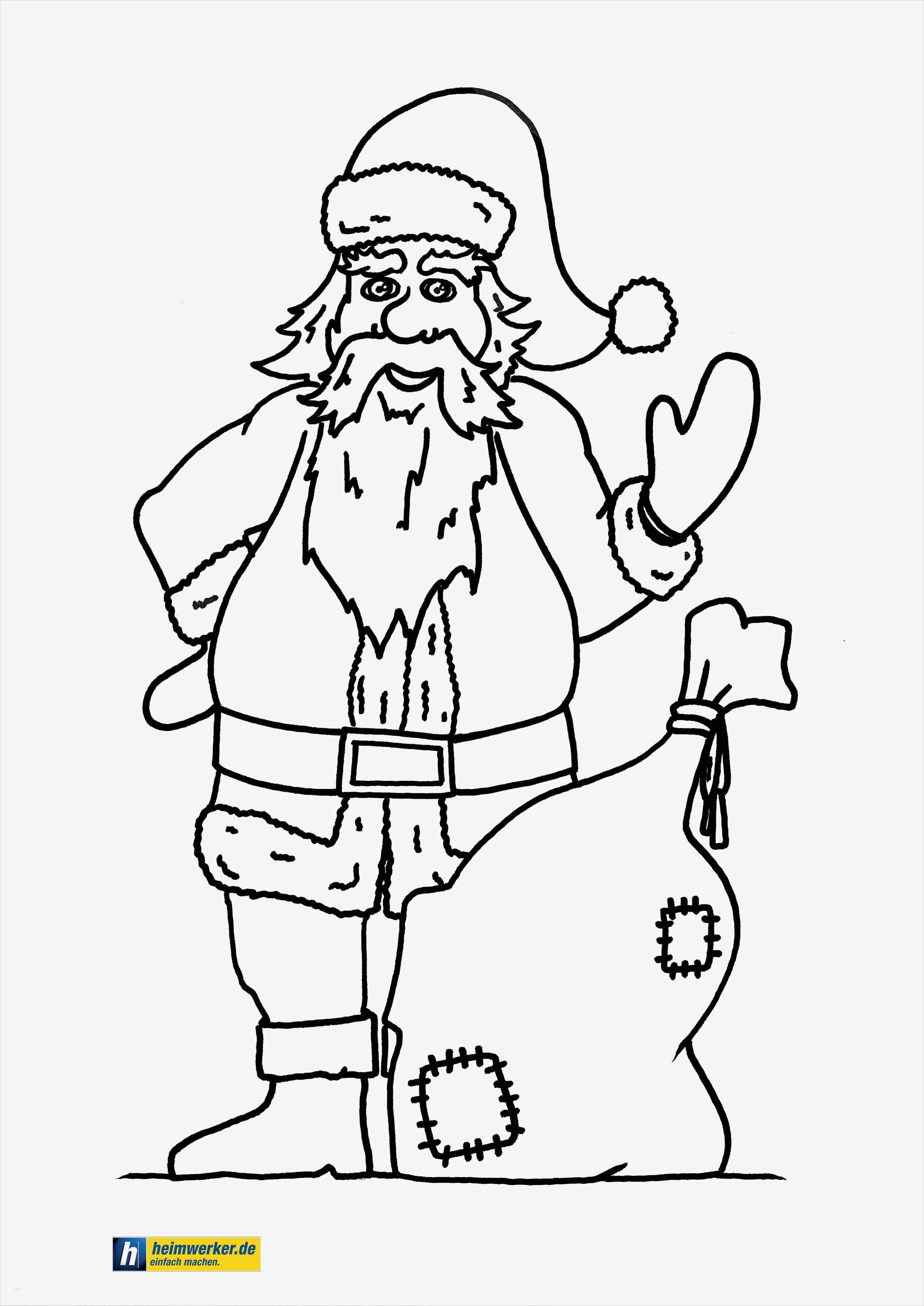 Weihnachtsmann Vorlage Zum Ausdrucken Erstaunlich Malvorlagen Weihnachten Und Advent – Kostenlose